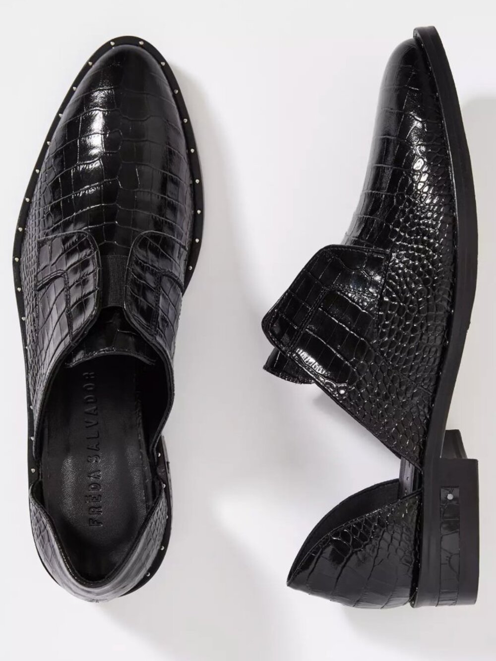 Freda Salvador Wit Loafers | Size 8.5